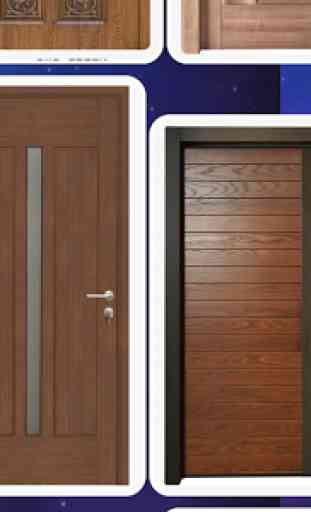 Design della porta in legno 2