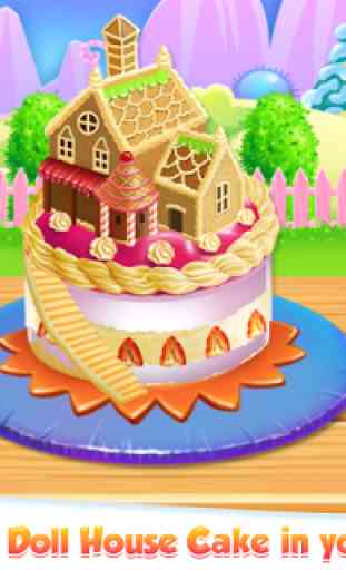 Doll House Cake Cooking 2
