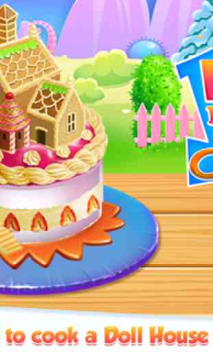 Doll House Cake Cooking 3