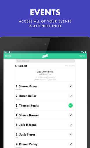 Evey Events - Check-In Manager 4