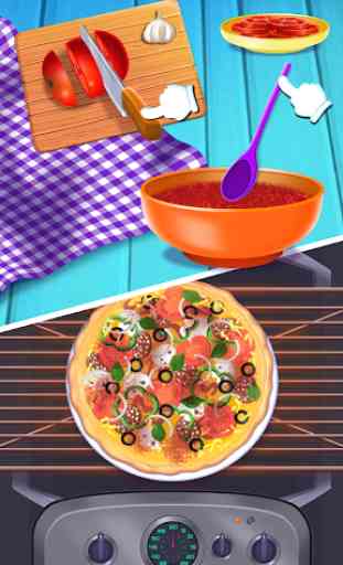 Fare la pizza: Giochi di cucina 4