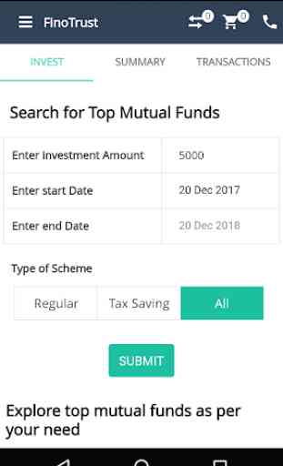 FinoTrust - Compare and Invest in top Mutual Funds 1