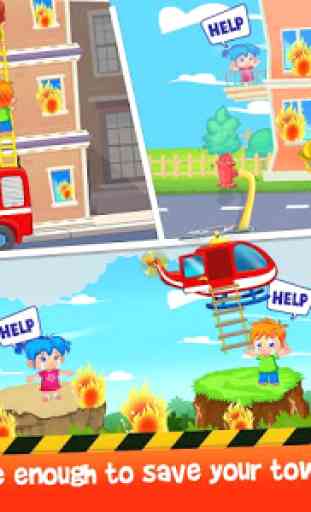 Firefighters Town Fire Rescue Adventures 1