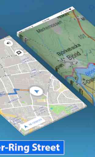 GPS Vivere Carta geografica Direzione Navigazione 4