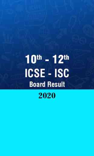 ICSE & ISC Board Exam Result 2020 1