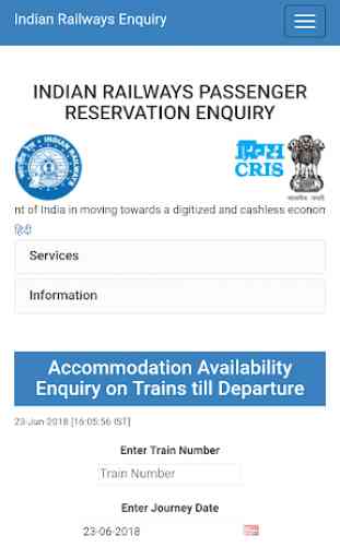 Indian Railway Enquiry and Reservation 4