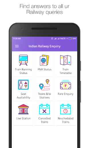 Indian Railway Enquiry : Where is my Train 1