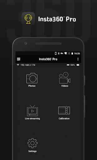 Insta360 Pro Camera Control App 2