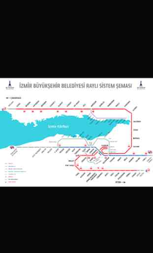 Izmir Metro & Tram Map 1