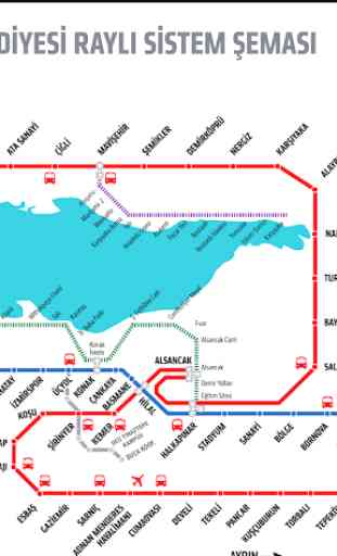 Izmir Metro & Tram Map 2