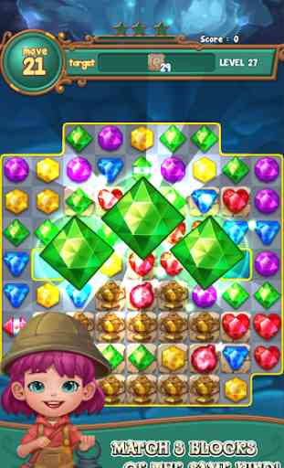 Jewels fantasy :  Easy and funny puzzle game 1