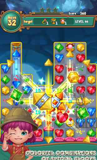 Jewels fantasy :  Easy and funny puzzle game 2