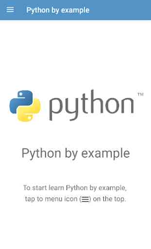 Learn Python language - Python by example 1