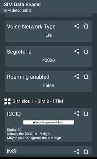 Lettore SIM (ICCID - IMSI - MCC e altro) 3