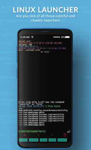 Linux Launcher For Android -Linux Comand Launcher 2