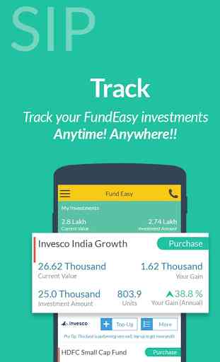 Mutual Fund Investment, SIP,  Save Tax - Fund Easy 3
