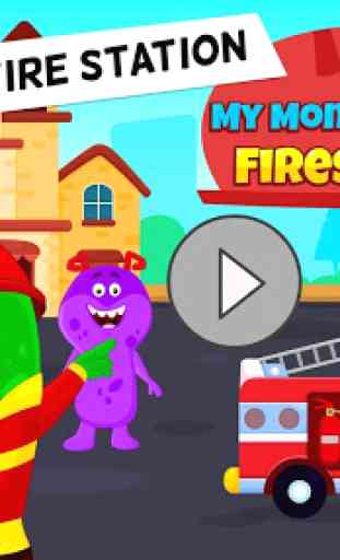 My Monster Town - Giochi da Pompieri per bambini 1