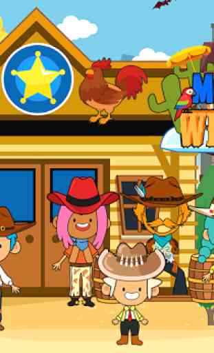 My Pretend Wild West - Cowboy & Cowgirl Kids Games 1