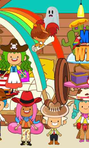 My Pretend Wild West - Cowboy & Cowgirl Kids Games 4