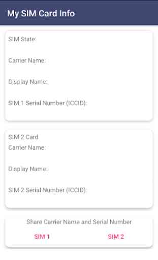 My SIM Card Info 2