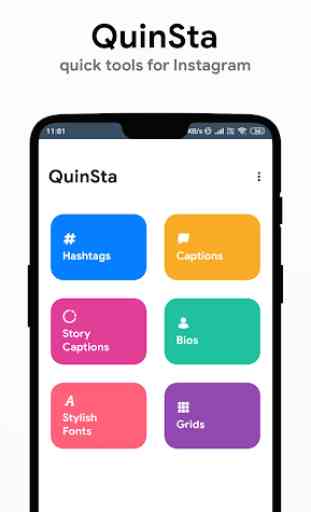 QuinSta : Quick Tools for Instagram 1