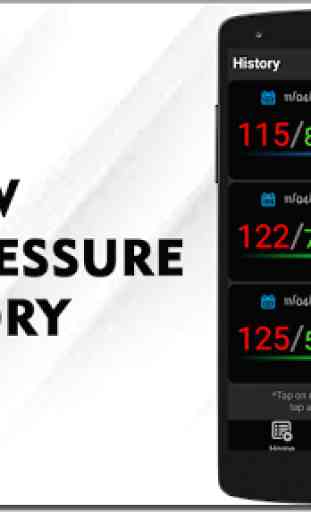 Registratore di pressione sanguigna Tracker storia 2