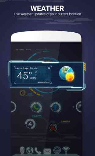 Sci fi Launcher Jarvis 2 Theme 2