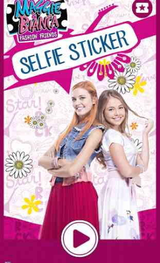 Selfie Sticker - Maggie&Bianca 1