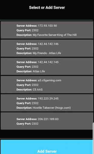 Server Info for ARMA 3 1