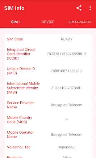 SIM Card Info 1
