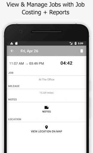 Timeero Time Clock App - GPS, Scheduling & Mileage 3