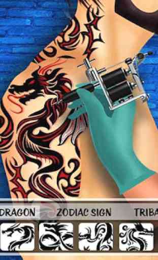 virtuale tatuatore disegni: giochi di tatuaggi 4