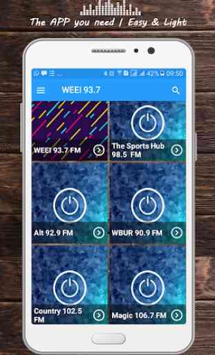 Weei 93.7 Sports Talk App 2