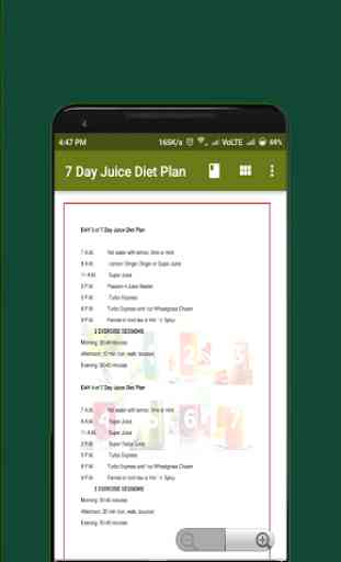 7 Day Juice Diet Plan  2
