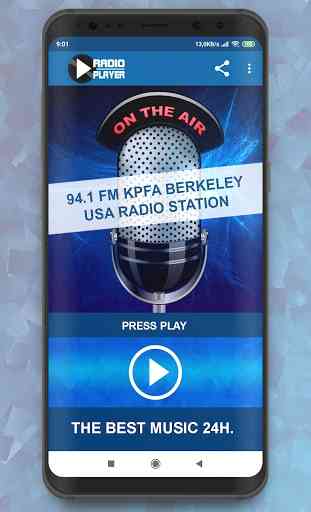 94.1 FM KPFA Berkeley USA Radio dal vivo gratis 1