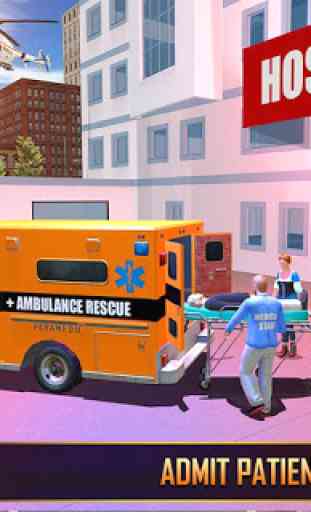 Ambulance Rescue Driving 2018: City Emergency Duty 1