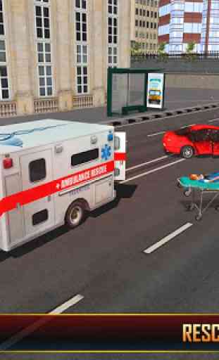 Ambulance Rescue Driving 2018: City Emergency Duty 4
