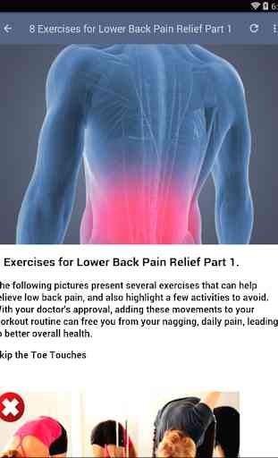 BACK PAIN EXERCISES 4