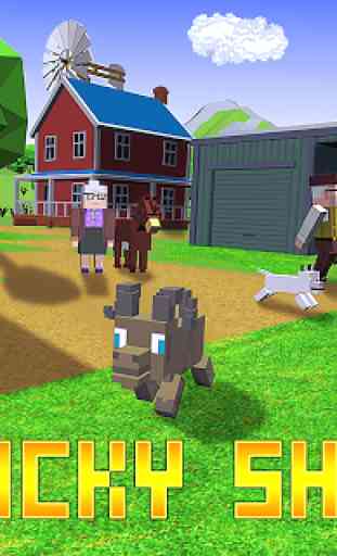 Blocky Farm Sheep Simulator 1