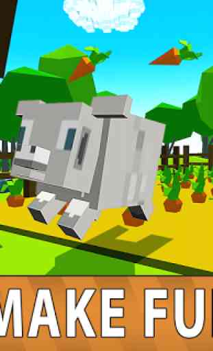 Blocky Farm Sheep Simulator 2