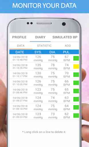 Blood Pressure Checker Diary - BP Info -BP Tracker 2