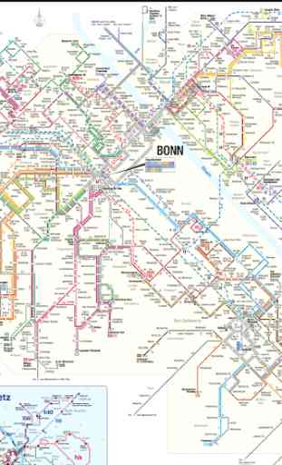 Bonn Metro Map 2