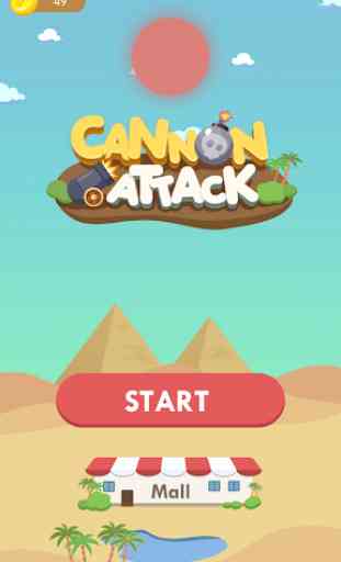 Cannon Attack - A Ball Blast game 1