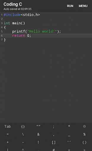 Coding C - The offline C compiler 2