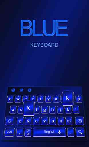 Cool Blue Keyboard 2