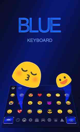 Cool Blue Keyboard 3