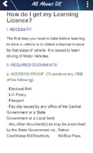 Driving Licence Check (Test) India 2