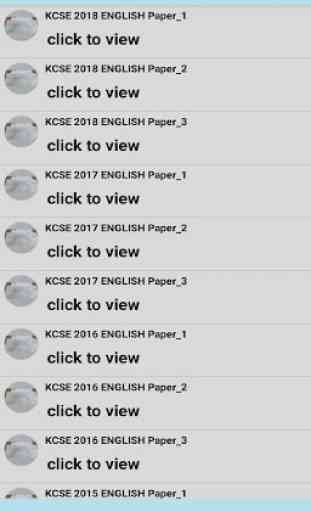ENGLISH KCSE PASTPAPERS & ANSWERS 3