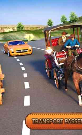 Farm Horse Cargo Cart Transport Offroad Taxi Games 3