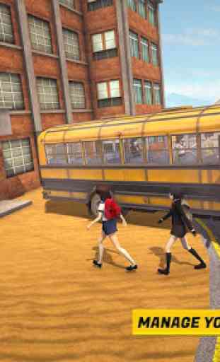 Fuori strada Scuola Autobus Guida Simulatore 3